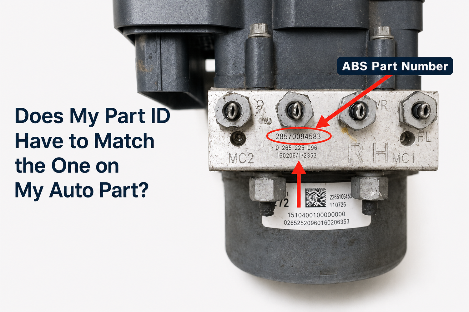 Does my Part ID Have to Match the One on My Auto Part?