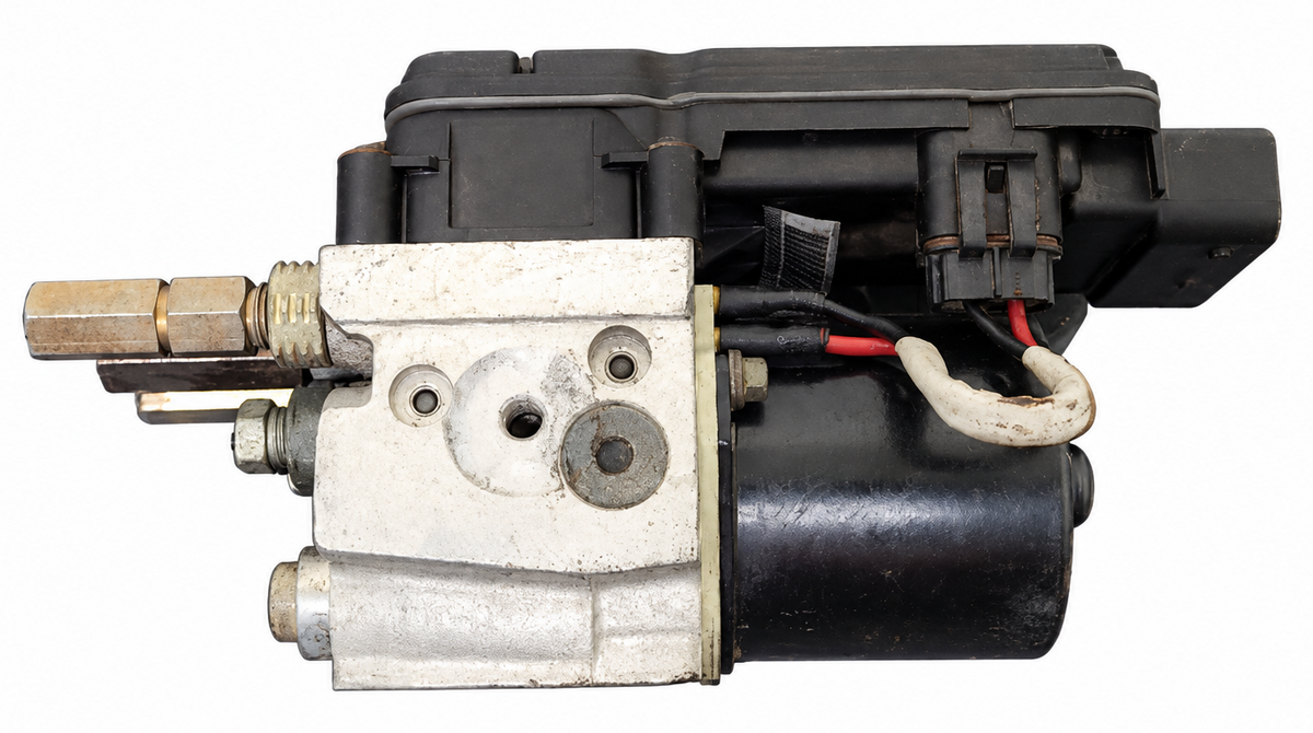 Used OEM 2004 Ford F-350 Super Duty ABS Control Module & Pump Assembly | 4-Wheel ABS, SRW (Single Rear Wheel), 4WD - Product View 1