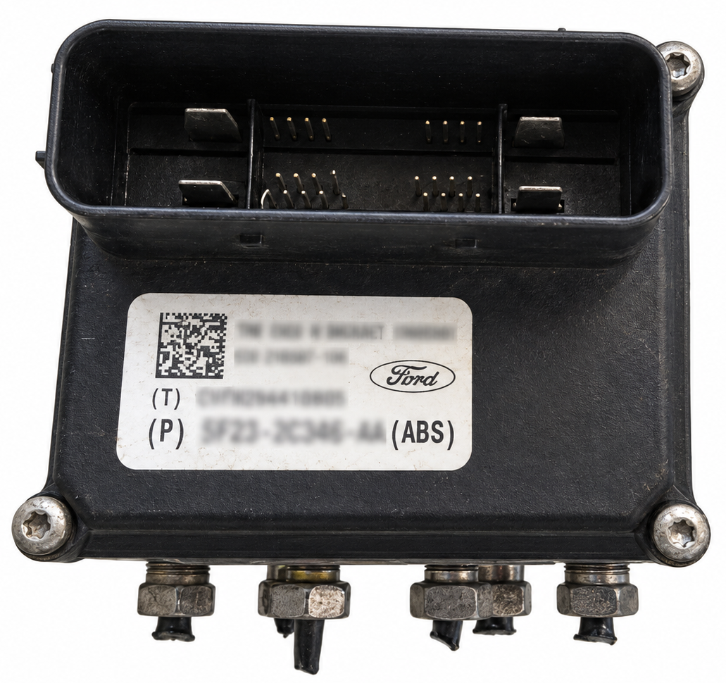 Used OEM 2005 Ford Freestar ABS Module & Pump Assembly | Without Traction Control, Built From 11/02/2004_ Bottom View