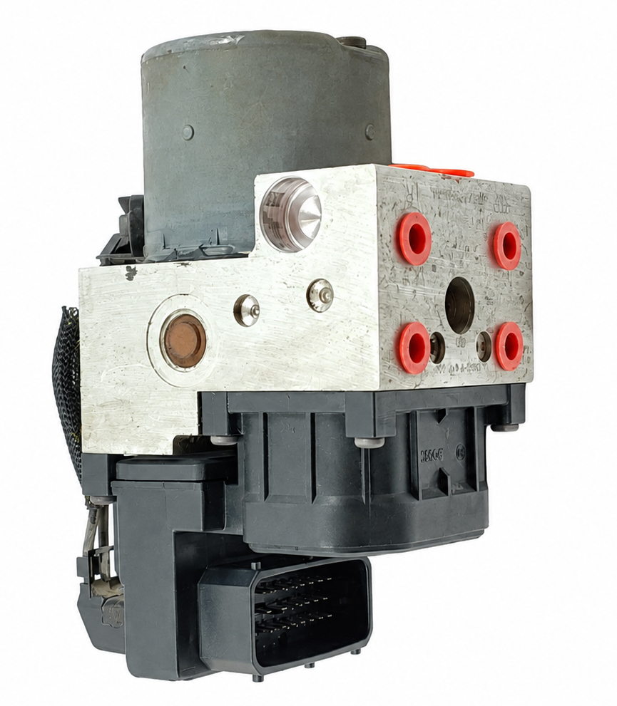 Used OEM 2006 Ford Taurus ABS Control Module & Pump Assembly | Without Traction Control - Front View