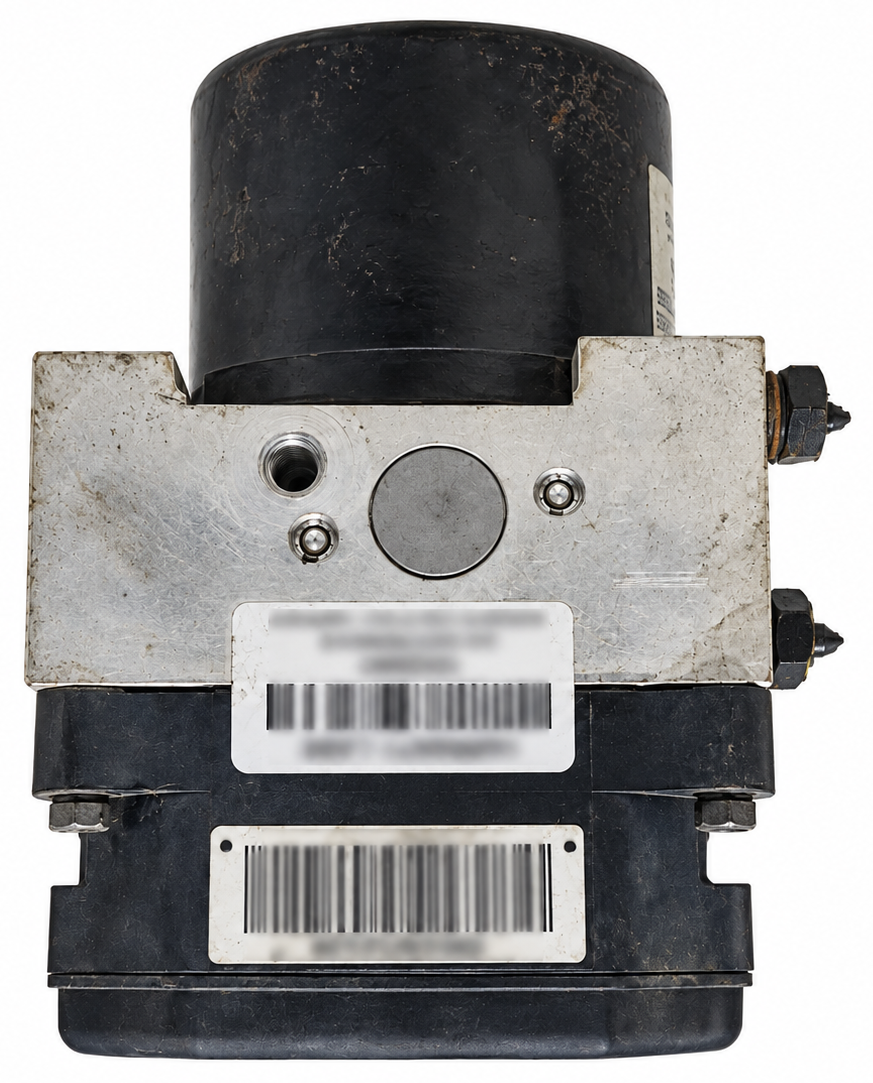 Used OEM 2006 Kia Rio ABS Module Actuator & Pump Assembly_ Side View