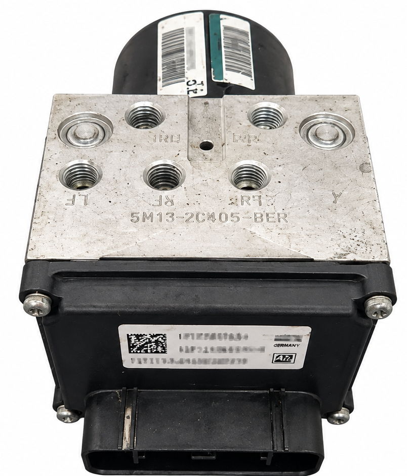 2008 GMC Sierra 3500 HD ABS Module & Pump Assembly 4-Wheel ABS LH Frame Below Cab JH6 JL1 - Front View