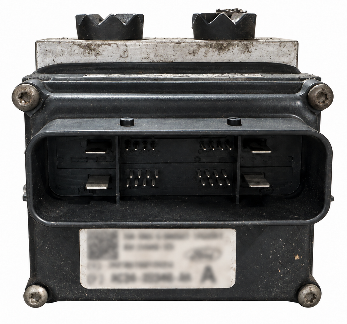 2010 Ford F-350 Super Duty ABS Module & Pump Assembly  Electronic Module (ID AC34-2C219-BA) - Bottom View