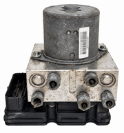 Used OEM 2010 Ford E250 Van ABS Control Module & Pump Assembly | 4-Wheel ABS, Without AdvanceTrac, Excl. Stripped Chassis Front View.