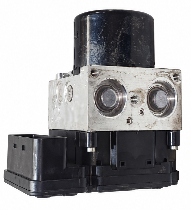2013 Audi Q7 ABS Module & Pump Assembly - Back View