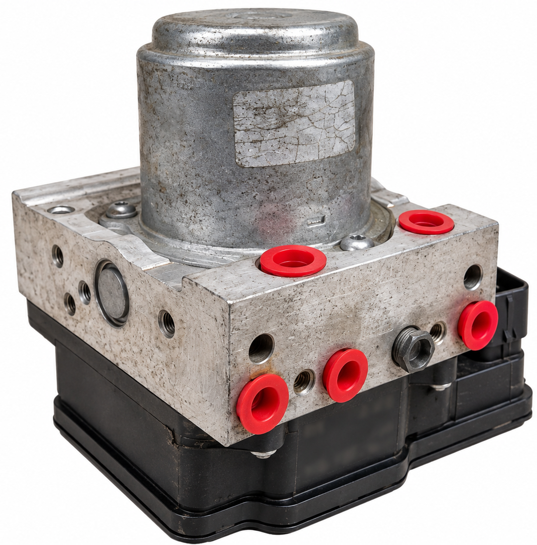 Used OEM 2013 Honda Civic ABS Module & Pump Assembly | Coupe, 1.8L, EX, AT (Automatic Transmission)_ Front View