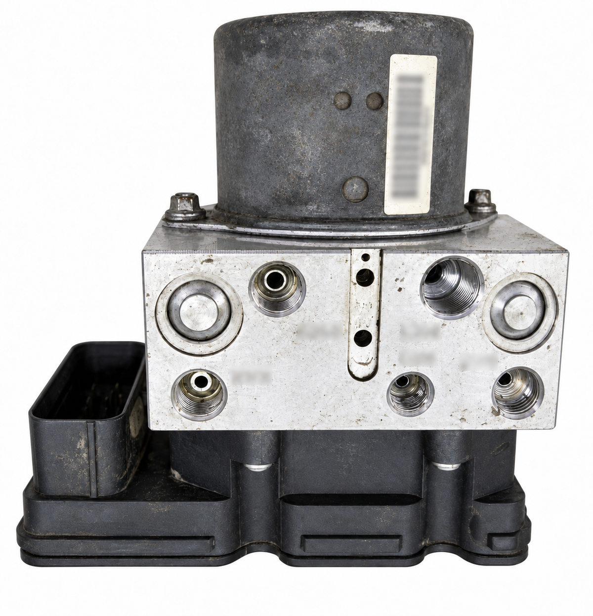 Used OEM 2014 Ford F-350 Super Duty ABS Module & Pump Assembly | Without Roll Stability Control (RSC), Without Trailer Sway Control (TSC) - Front View