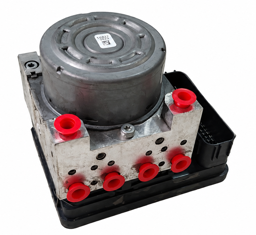 Used OEM 2017 Ford Fusion ABS Module & Pump Assembly | 2.0L, Hybrid, (VIN U, 8Th Digit) - Front View