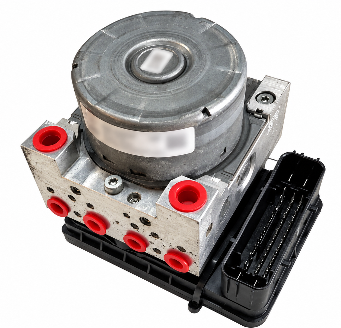 Used OEM 2017 Ford Fusion ABS Module & Pump Assembly | 2.7L Pre-Crash System, (Built Through 08/10/2016) - Front View