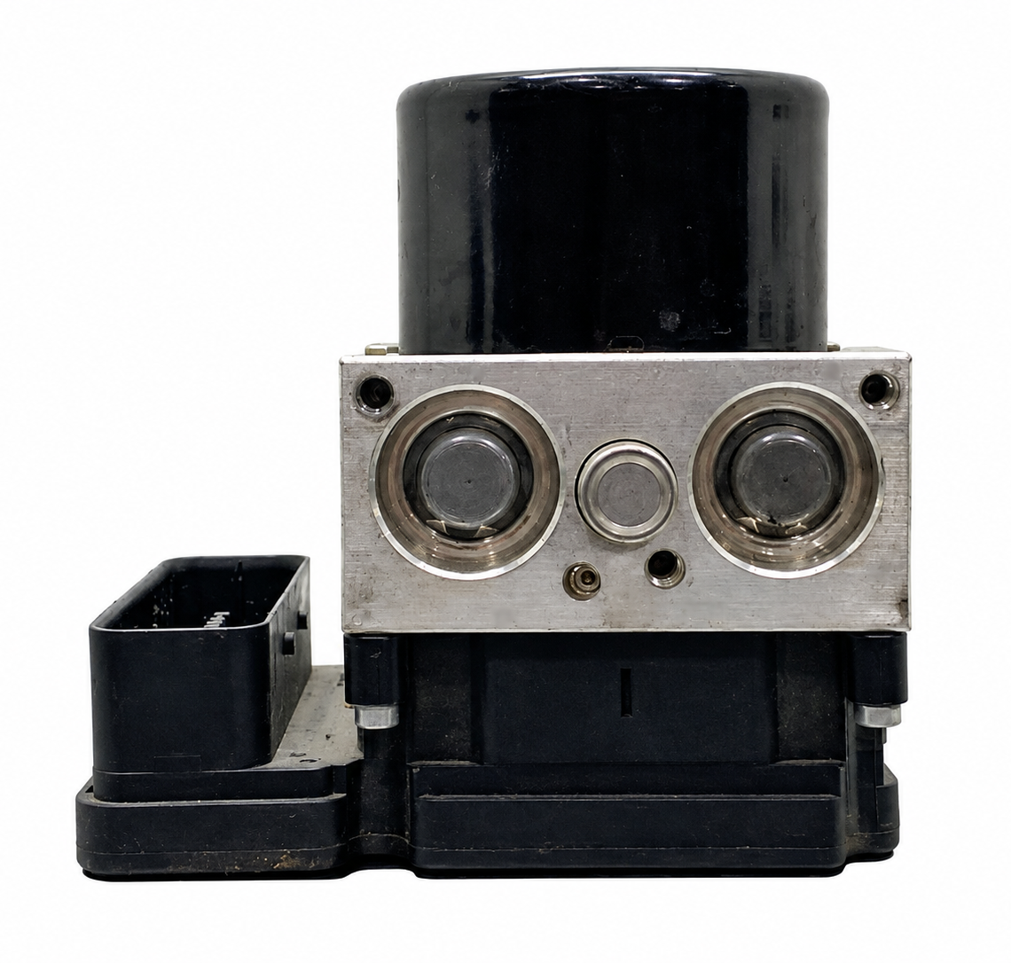 Used OEM 2018 Ford Fusion ABS Module & Pump Assembly | 2.7L, Pre Crash System - Back View