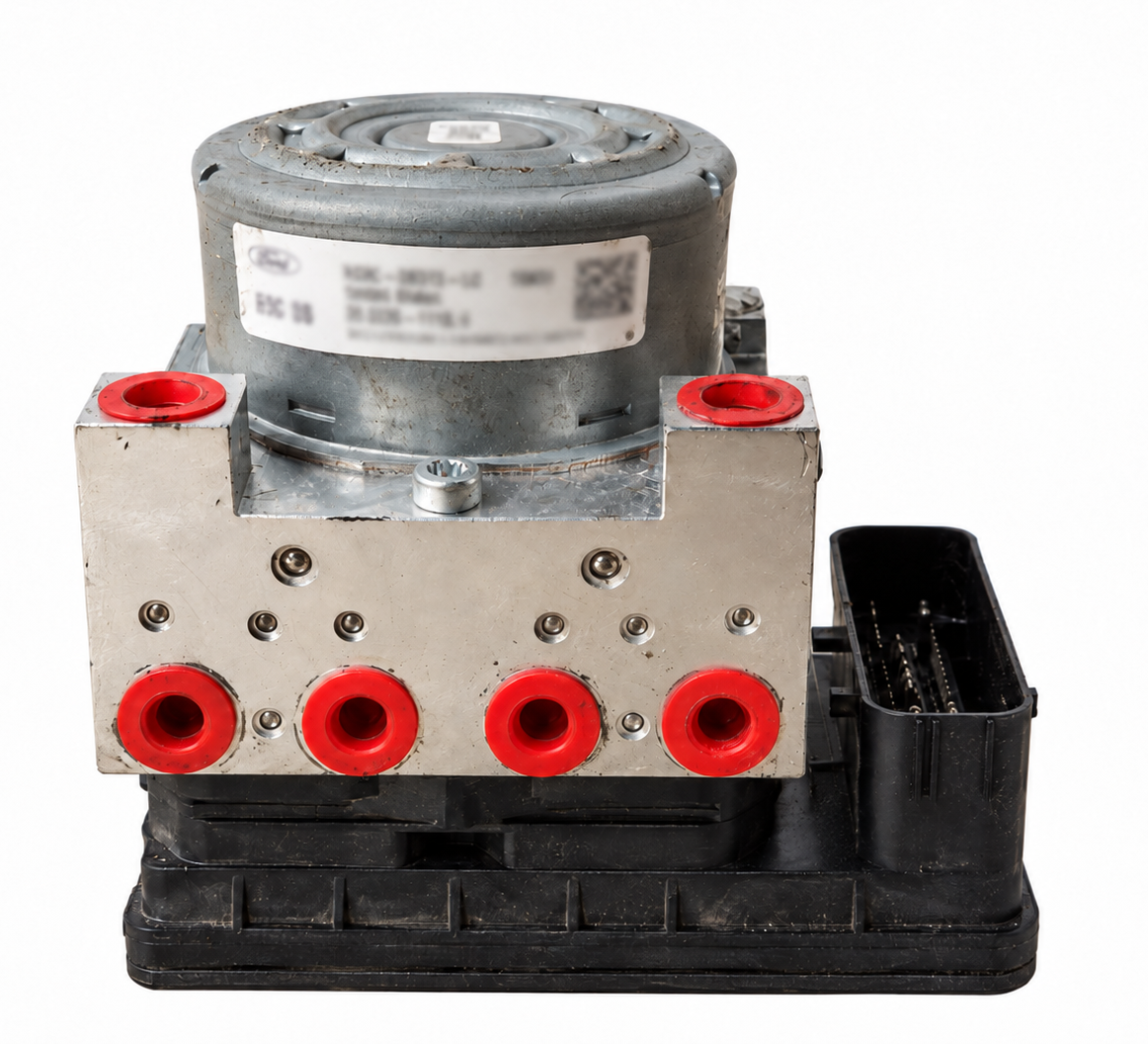 Used OEM 2020 Ford Fusion ABS Module & Pump Assembly | 1.5L, Without Adaptive Cruise - Front View