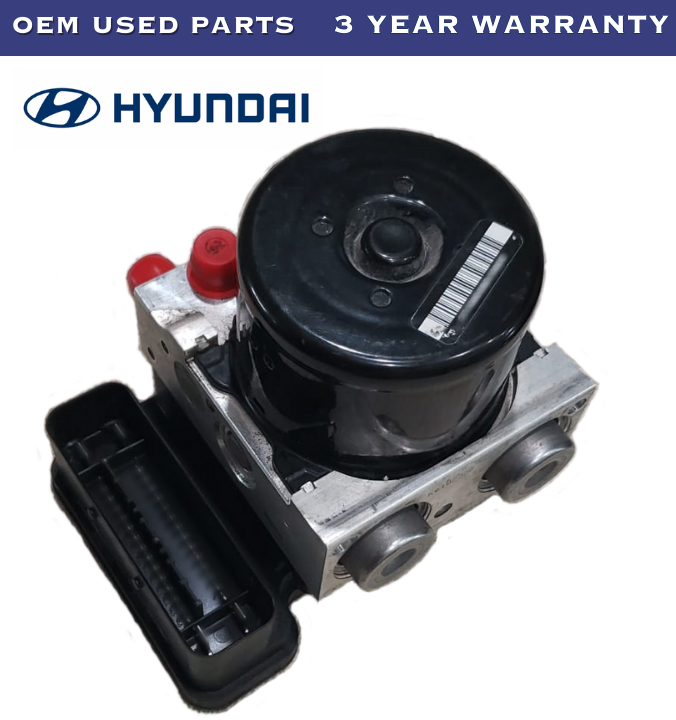 2002 Hyundai Elantra Abs Control Module, Actuator And Pump Complete Assembly, With Traction Control